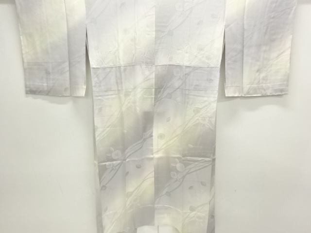 椿模様単衣長襦袢